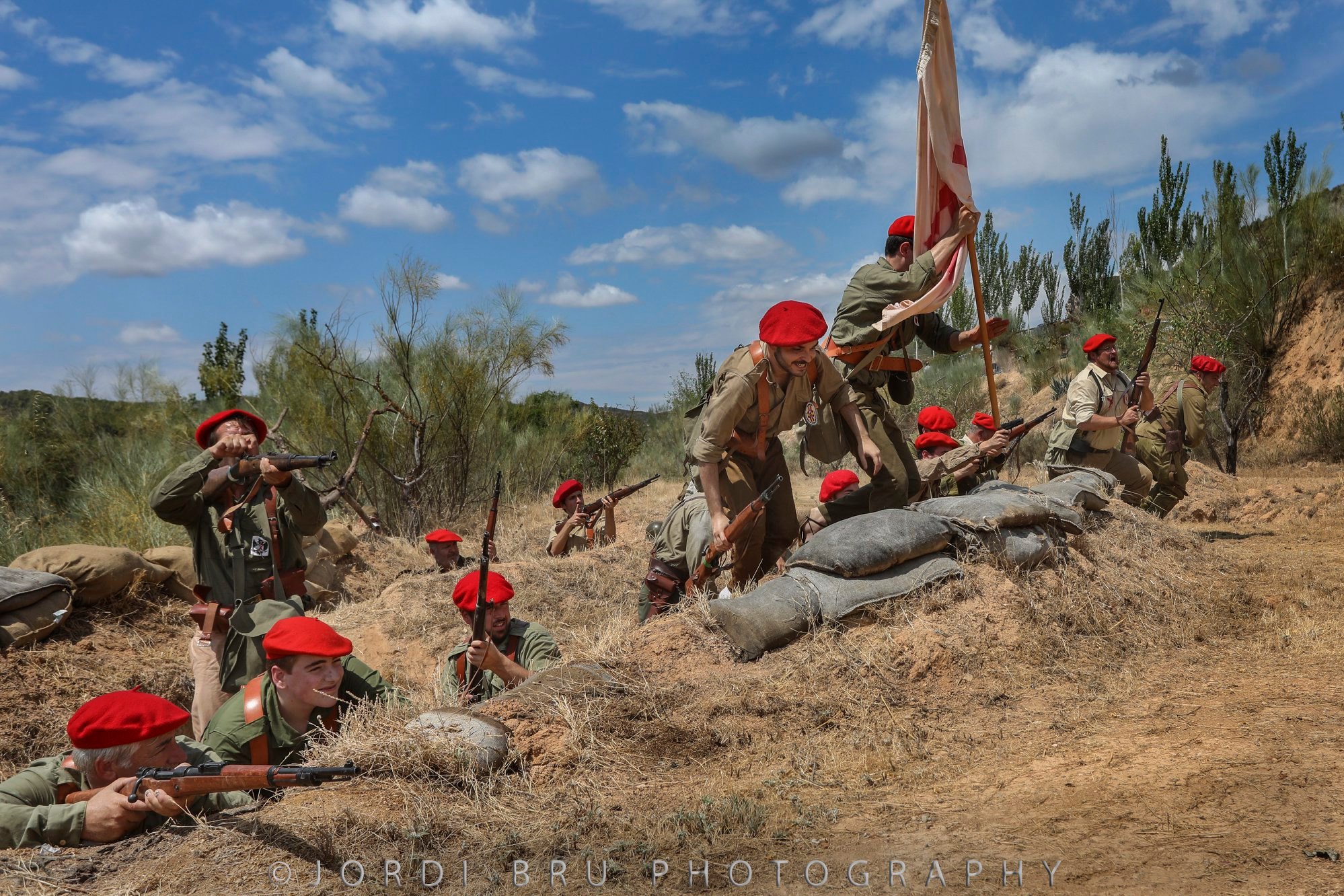 XII RECREACIÓN DE LA BATALLA DEL EBRO