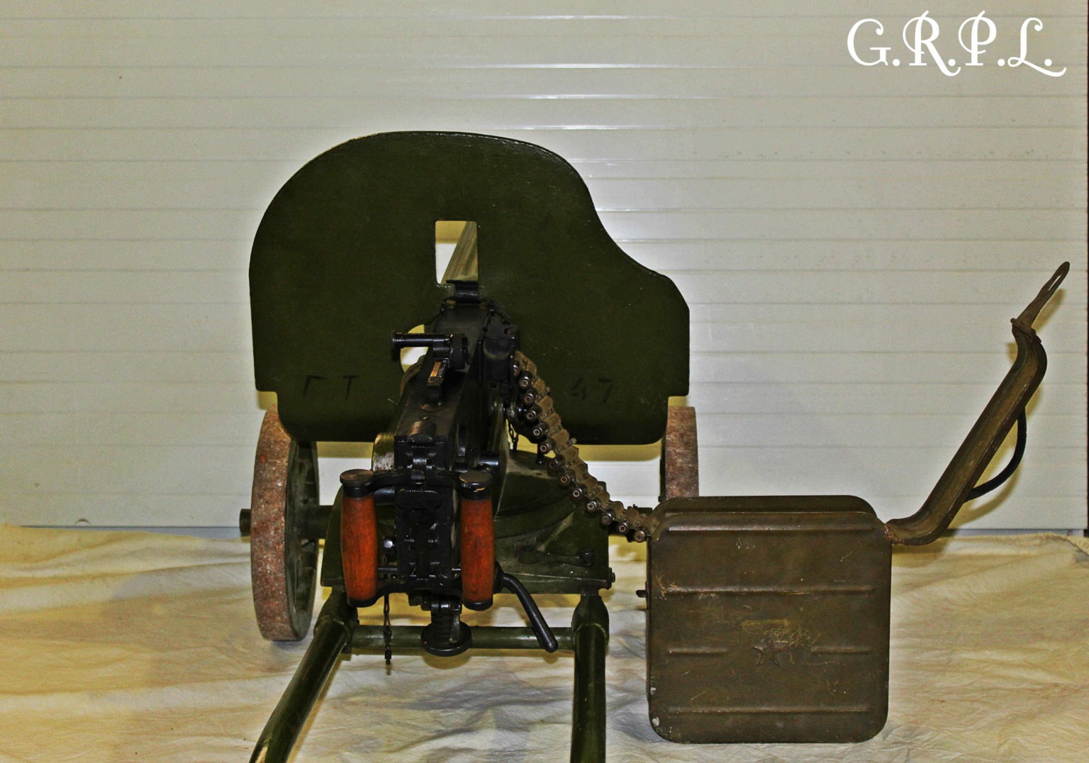 Ametralladora Maxim 1910/30 Grupo Recreación Primera Línea